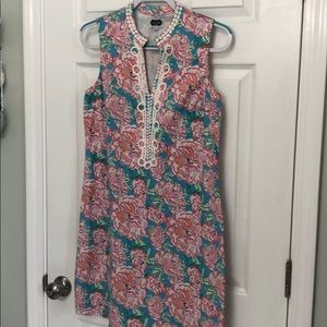 Lilly Pulitzer style floral dress